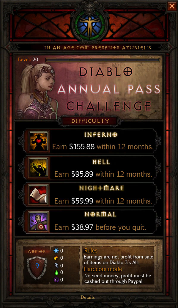 Diablo Annual Pass Challenge