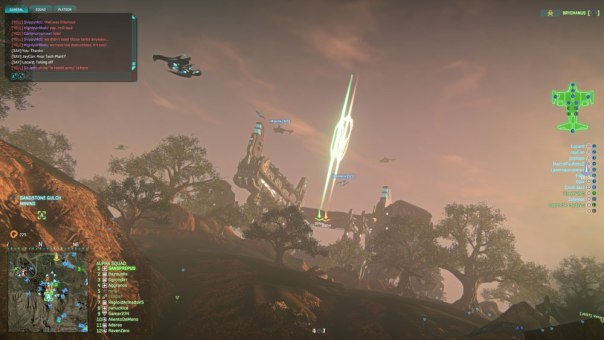 Moments before your squad's own deployment.