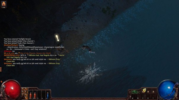 Okay, Trade Chat being on by default in the opening seconds is a little immersion-breaking.