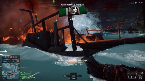 That's right. I took out an armored patrol boat with a blowtorch.