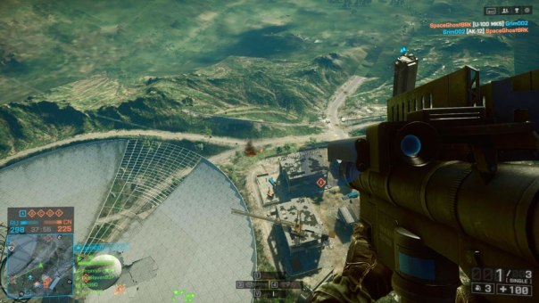 Shooting lock-on rockets at vehicles while parachuting from 10,000 ft is my favorite thing.