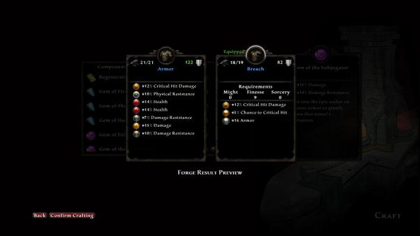 The crafted weapons are just as ridiculous.