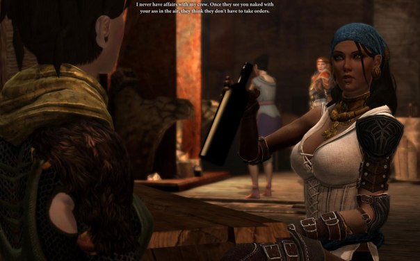 At least the dialog was refreshing.