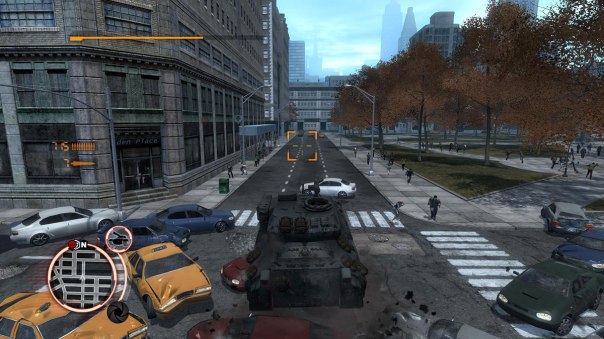 I was actually trying really hard to not kill a million people there.